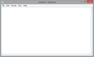 Windows 8.1 Slate Notepad