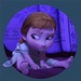 Anna icon  - frozen icon