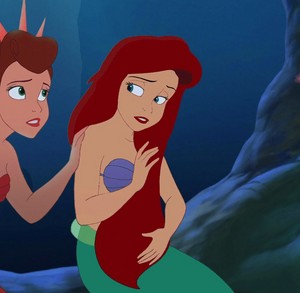  Ariel in the third movie with her original रंग