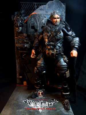  Calvin's Custom 1:6 One Sixth scale Old 蝙蝠侠 in Crimebuster Armor