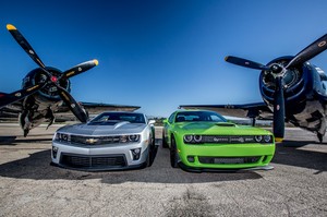  Camaro, Challenger, and Airplanes