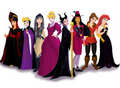 Disney princesses in villain's dress - disney-princess photo