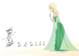  Elsa, Olaf and Snowgies