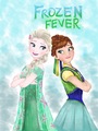 Elsa and Anna - frozen fan art