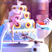 Elsa and Olaf icons - frozen icon