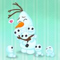 Olaf and Snowgies - frozen fan art