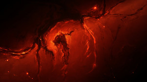 Red Nebula by Starkiteckt