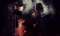 Regina and Zelena  - once-upon-a-time fan art