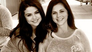 Sel with her Mom