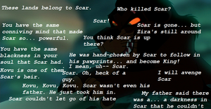  Some mentions of Scar in Simba's Pride