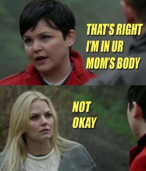  The день Emma witnessed Regina inside Snow's body