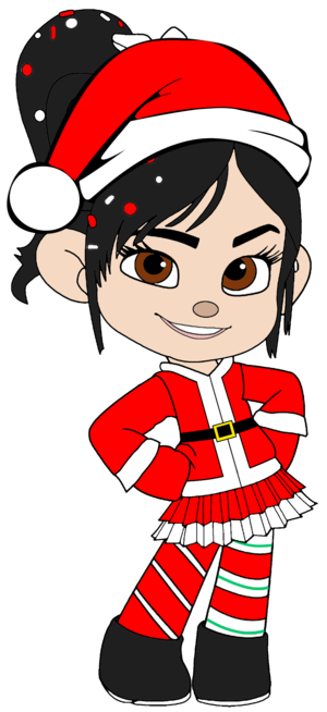 Vanellope as Mrs Claus