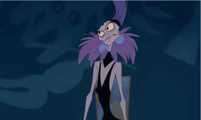 Photo of Yzma animated gif for fans of Disney Villains. 