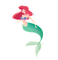 Ariel      - childhood-animated-movie-heroines fan art