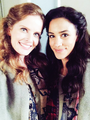 Christie Laing and Rebecca Mader  - once-upon-a-time photo