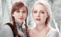 Elsa and Anna - once-upon-a-time fan art