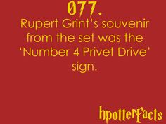  Harry Potter Fact 77