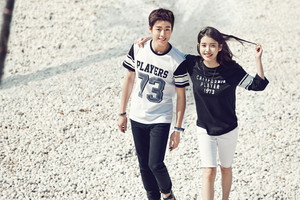 IU and Lee Hyun Woo for Unionbay S/S 2015