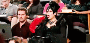 The Evil Queen back to College