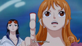 Nami points to something dangerous - one-piece photo