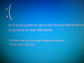 Random Windows 8 Blue Screen on a desktop - random photo