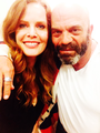 Rebecca Mader and Lee Arenberg  - once-upon-a-time photo