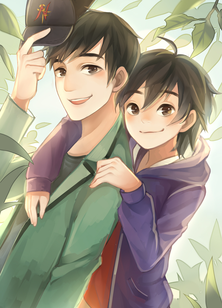 malaking bayani 6 tagahanga Art: Tadashi and Hiro.