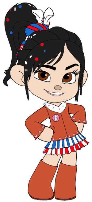  Vanellope as a Cowgirl (Redone)