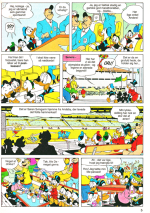  Walt Disney Comics - Donald Duck: The Marathon itik (Danish Edition)