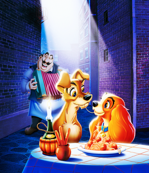  Walt डिज़्नी Posters - Lady and the Tramp