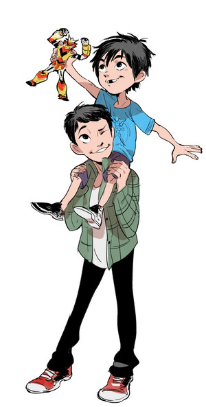  Young Tadashi and Hiro