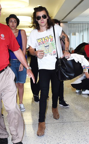                 Harry at the airport