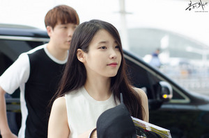  150615 IU（アイユー） at Incheon Airport Leaving for GuangZhou
