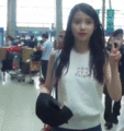 150615 ‪‎IU‬ at Incheon Airport heading to GuangZhou airport China - iu fan art