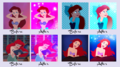 Ariel Icons Before and After - disney-princess photo