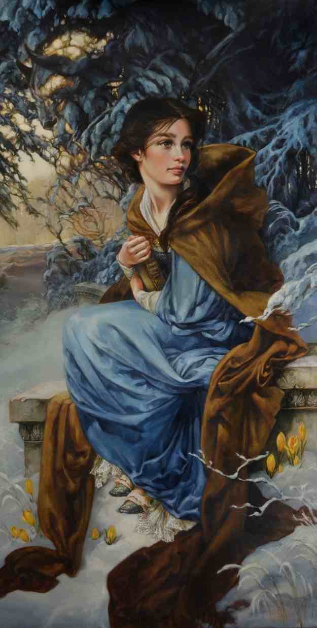 Belle Oil Painting - Disney Princess Fan Art (38545259) - Fanpop