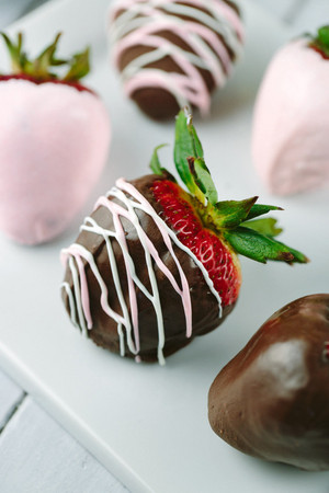  Шоколад Covered Strawberries