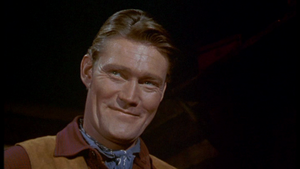 Chuck Connors as Burn Sanderson in Old Yeller