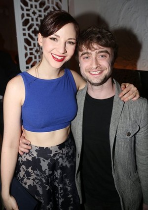  Daniel Radcliffe & Erin marreco, drake At Opening Night of 'The Spoils' (Fb.com/DanielJacobRadcliffeFanClub)