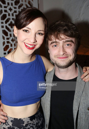  Daniel Radcliffe & Erin erpel, drake At Opening Night of 'The Spoils' (Fb.com/DanielJacobRadcliffeFanClub)