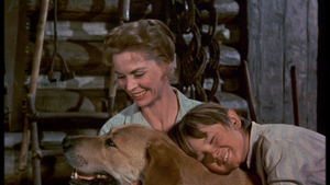  Dorothy McGuire as Katie Coates and Kevin Corcoran as Arliss Coates in Old Yeller