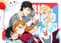 Elsa, Anna and Olaf with Hiro, Tadashi and Baymax - frozen fan art