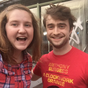  Exclusive: Daniel Radcliffe with a fan (Fb.com/DanielJacobRadcliffeFanClub)