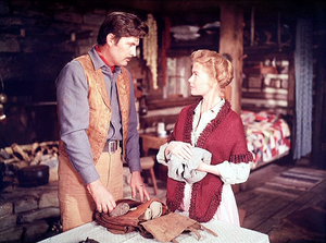  Fess Parker and Dorothy McGuire in Old Yeller