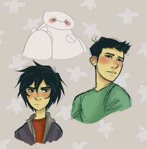  Hiro, Tadashi and Baymax