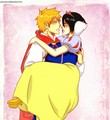 Ichigo and Rukia _Bleach_Snow White parody (fan art) - anime photo