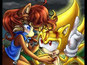 Injured Super Sonic with Sally