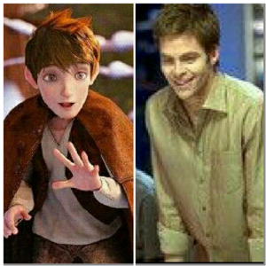  Jack frost and Chris pine