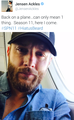 Jensen's Tweet  - supernatural photo