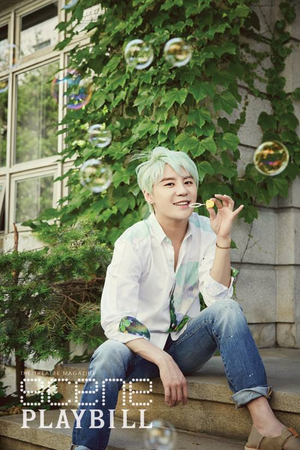 Junsu for Scene Playbill July 2015 Issue Cover
